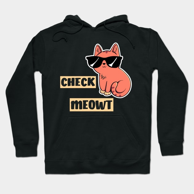 Check Meowt Hoodie by NathanRiccelle